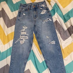 American eagle mom jeans size 00